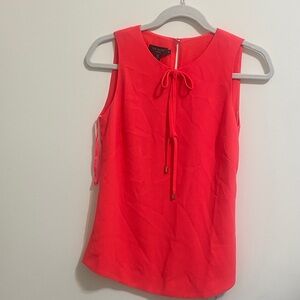 Ted Baker London Bright Coral Sleeveless Blouse